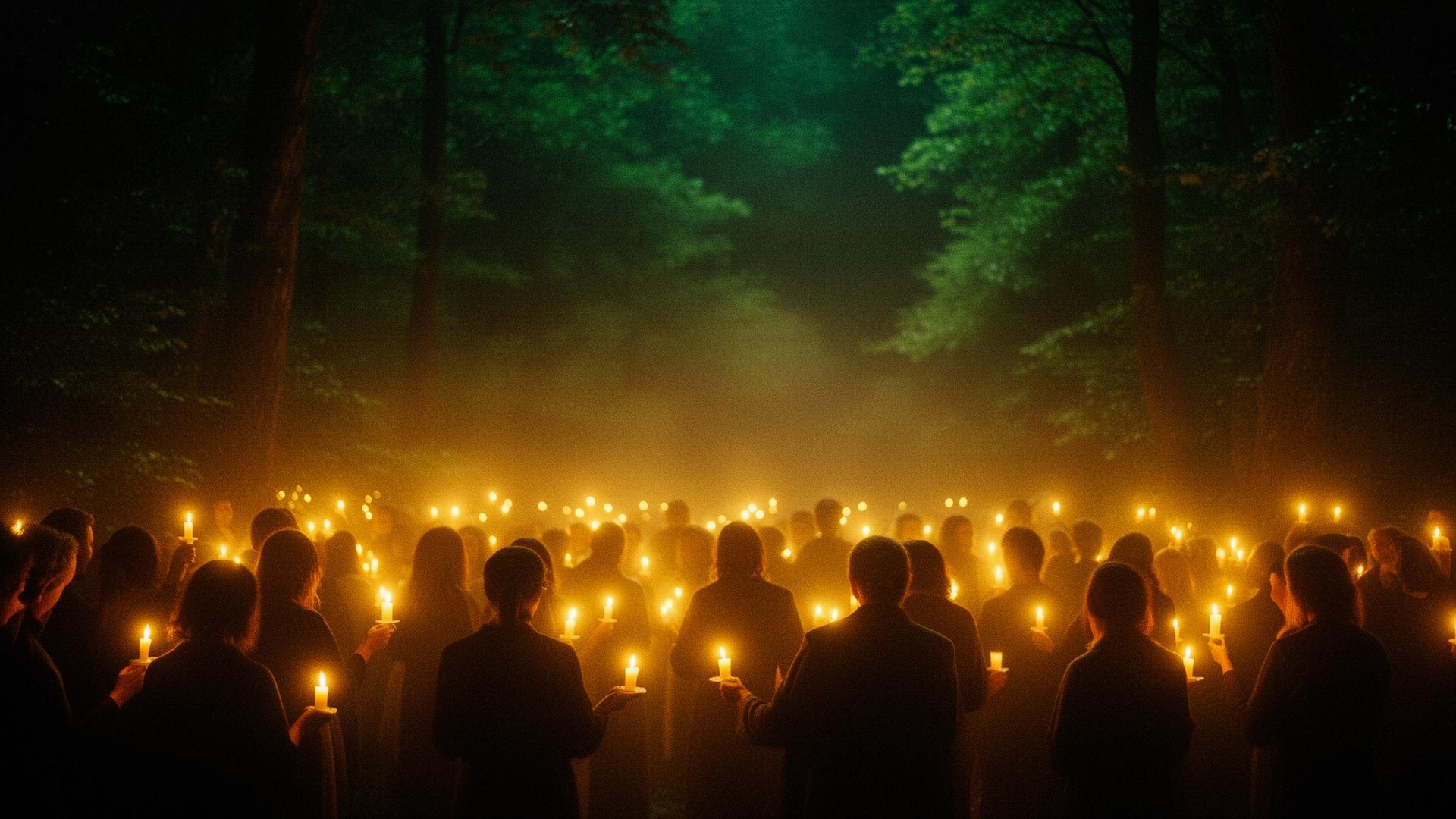Candlelit ceremony